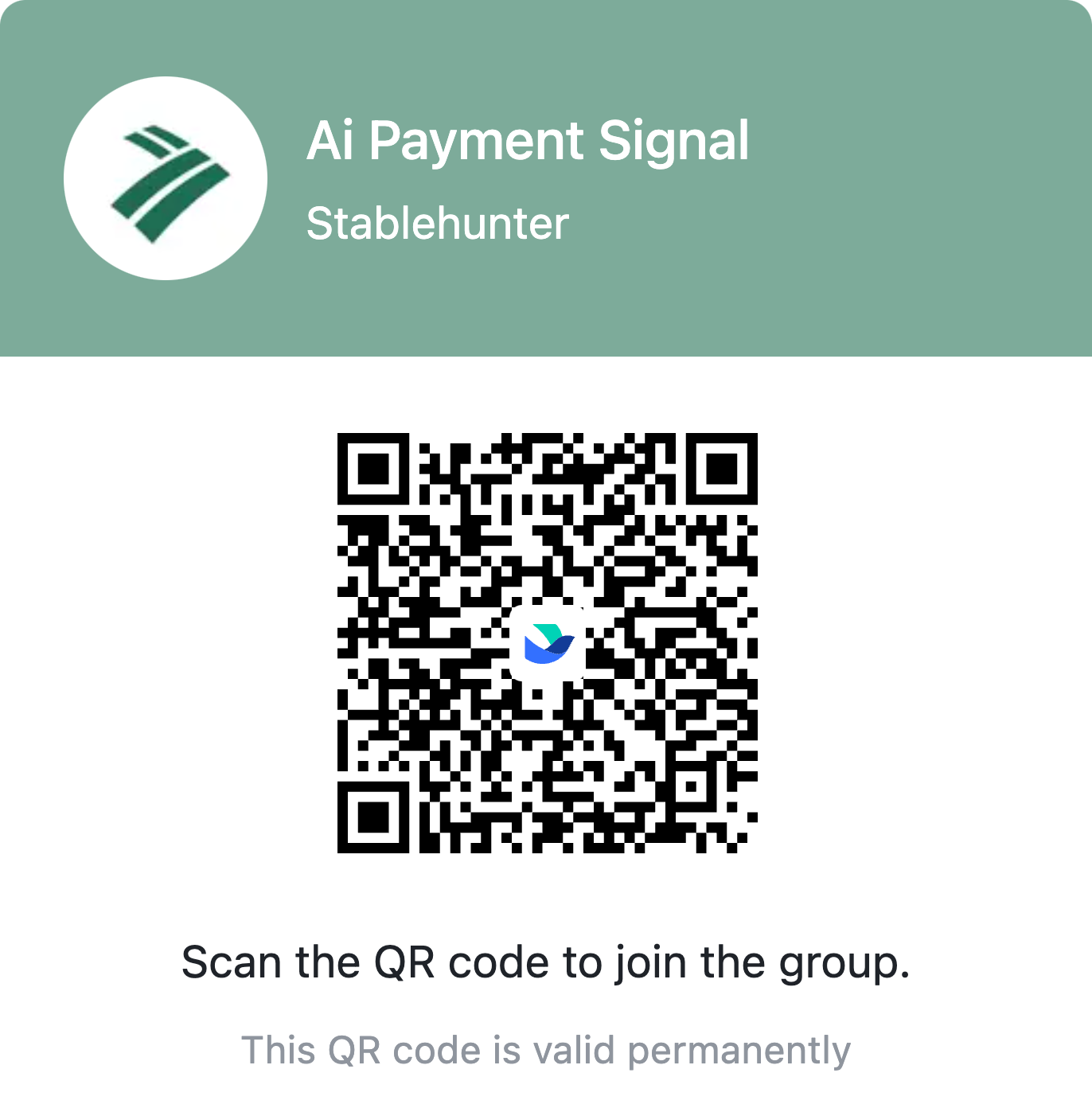 StablehunterAI Feishu group QR code